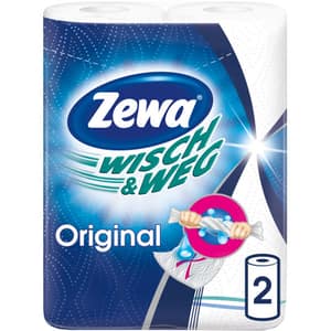 Prosoape de hartie ZEWA Wisch&Weg Original, 2 straturi, 2 role, 45 foi