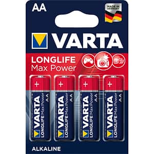 Set 4 baterii alcaline AA  Varta Max Power