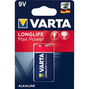 Baterie alcalina, 6LR61  Varta Longlife Max Power