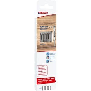 Rezerve creion mecanic EDDING 8881 pentru Edding 8880, 2.8 mm, grafit, blister, 6 buc