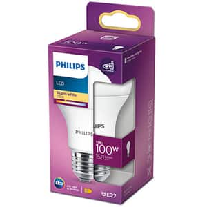 Bec LED PHILIPS 871869649082200, E27, 13W, 1521lm, lumina calda 