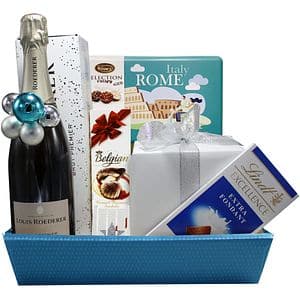 Cos cadou LUXURY BASKETS Beautifull White 6BW