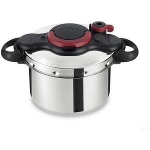 Oala sub presiune TEFAL Clipso Minut Easy P4620768, 6l, otel, argintiu