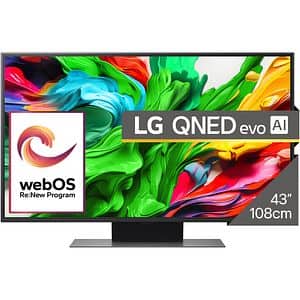 Televizor QNED Evo Smart LG 43QNED86A3C, Ultra HD 4K, HDR, 108cm