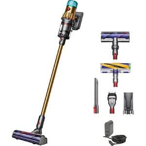 Aspirator vertical DYSON V12 Slim Detect Absolute 44887001, 0.35l, autonomie max 60 min, 25.2V, Motor Hyperdymium, auriu