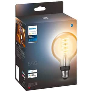 Bec LED Smart PHILIPS Hue 8719514301481, E27, 7W, 550lm, lumina calda
