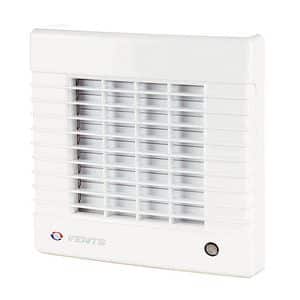 Ventilator baie cu intrerupator si jaluzele automate VENTS, 18 W, 100 mm, alb