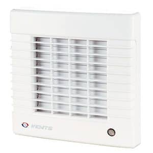 Ventilator baie cu jaluzele automate VENTS, 18 W, 100 mm, alb