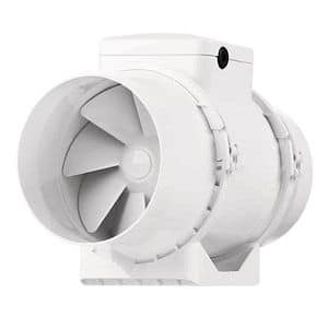 Ventilator axial pentru tubulatura VENTS, 21-33 W, 100 mm, alb