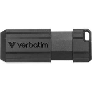 Memorie USB VERBATIM PinStripe, 16GB, USB 2.0, negru