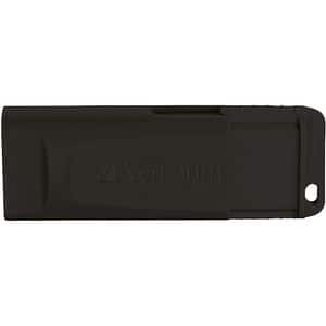 Memorie USB VERBATIM Slider, 128GB, USB 2.0, negru