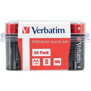 Baterie alcalina VERBATIM 49505, AA, 1.5V, 24buc