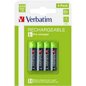 Baterie NiMH VERBATIM 49514, AAA, 1.2V, 4buc