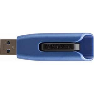 Memorie USB VERBATIM V3 MAX, 128GB, USB 3.2, albastru