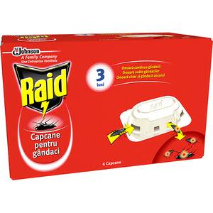 Capcane anti-gandaci RAID, 6 bucati