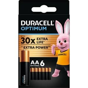 Baterie DURACELL Optimum AAK6, 1.5V, 6 bucati