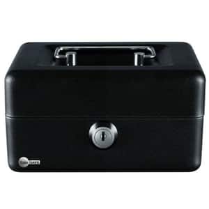 Cutie pentru bani YALE YCB/080/BB2, tabla, negru