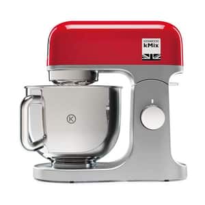 Robot de bucatarie KENWOOD KMix KMX750RD, vas 5l, 1000W, 6 trepte viteza, rosu-argintiu 