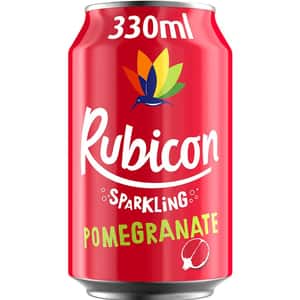 Bautura racoritoare carbogazoasa RUBICON Sparkling Pomegranade, bax 0.33L x 24 doze