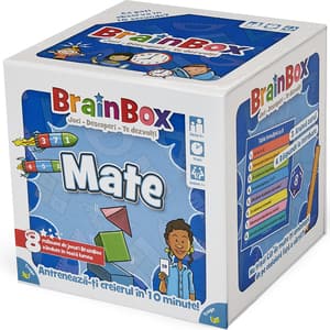 Joc de societate BRAINBOX Sa invatam mate BX0186, 8 ani+, 1-6 jucatori