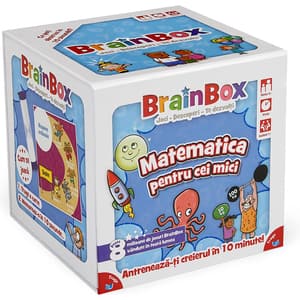 Joc de societate BRAINBOX Matematica pentru cei mici BX0391, 5 ani+, 1-6 jucatori