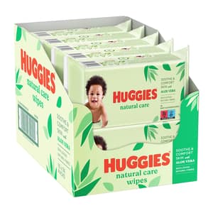 Servetele umede HUGGIES Natural Care, 10 pachete, 560 buc