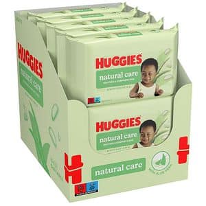 Servetele umede HUGGIES Natural Care, 10 pachete, 560 buc