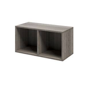 Corp de mobilier GoodHome Atomia, gri stejar, 37.5 x 75 x 35 cm
