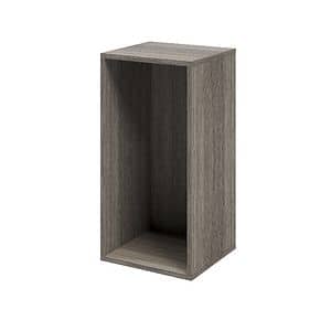 Corp de mobilier GoodHome Atomia, gri stejar, 75 x 37.5 x 35 cm