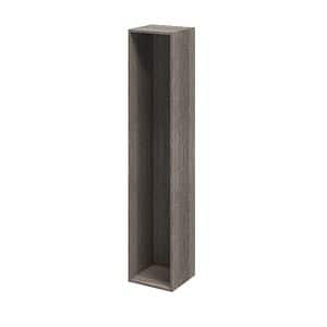 Corp de mobilier GoodHome Atomia, gri stejar, 187.5 x 37.5 x 35 cm