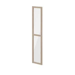 Usa dresing transparenta, sticla, stejar, 37 x 187 cm  GoodHome Atomia