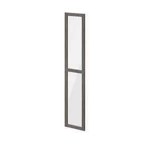 Usa dresing transparenta, sticla, gri  GoodHome Atomia