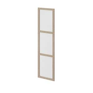 Usa dressing, sticla, stejar, W50Xh187  GoodHome Atomia