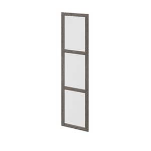 Usa dressing, sticla, W50Xh187 gri stejar  GoodHome Atomia