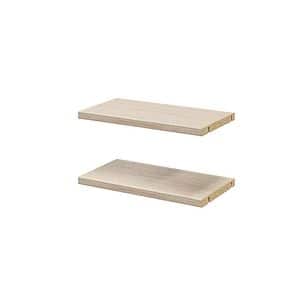 Pachet 2 rafturi, stejar, 37 x 20 cm  GoodHome Atomia