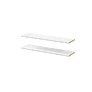 Pachet 2 rafturi, alb, 75 x 20 cm  GoodHome Atomia