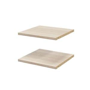 Pachet 2 rafturi, stejar, 37 x 35 cm  GoodHome Atomia