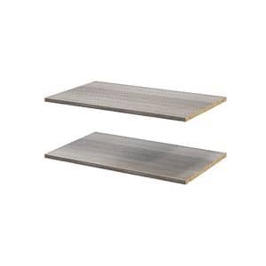 Pachet 2 rafturi, gri stejar, 75 x 45 cm  GoodHome Atomia