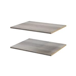 Pachet 2 rafturi, gri stejar, 75 x 58 cm  GoodHome Atomia