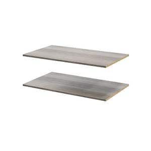Pachet 2 rafturi, gri stejar, 100 x 58 cm  GoodHome Atomia