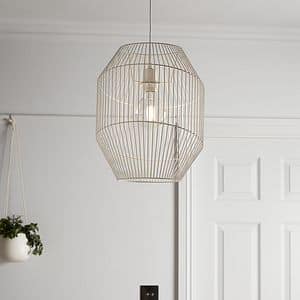 Lustra tip pendul, Alb, 42 W, 1 x E27  GoodHome Tsolma