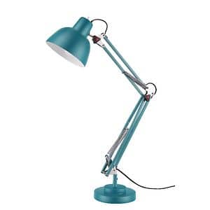 Veioza camera de zi, verde, cap si brat reglabil, 1 bec incandescent, E14, 9 W  Ginaz