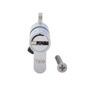 Cilindru usa cu buton YALE, 30 x 30 mm, nichel