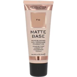Fond de ten MAKEUP REVOLUTION Matte Base, F10, 28ml