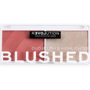 Fard de obraz MAKEUP REVOLUTION Relove Colour Play Blushed Duo Cute, 5.8g