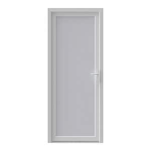 Usa de intrare, fara geam, stanga, PVC, 90 x 205 cm, alb