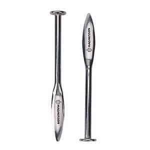 Set 2 dispozitive aliniere zidarie MAGNUSSON, 15cm, metal, argintiu