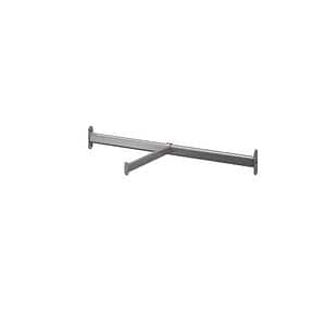 Bara suspendata frontala GoodHome Atomia, gri, otel, 71.3 cm