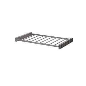Raft pantaloni culisant GoodHome Atomia, otel, gri, D45 mm, L750 mm