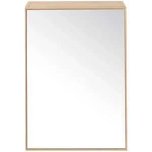Dulap suspendat cu oglinda GoodHome Avela, 50 x 15 x 70 cm, PAL, maro